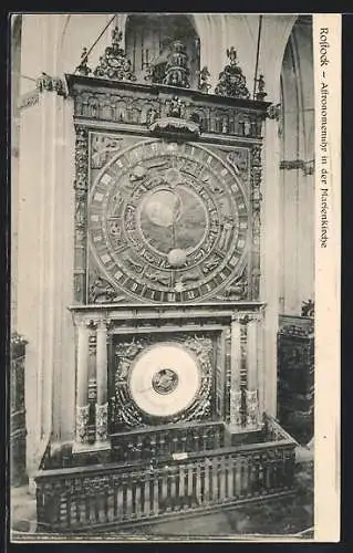 AK Rostock, Astronomenuhr in der Marienkirche