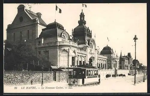 AK Le Havre, Le Nouveau Casino, Strassenbahn
