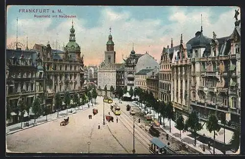 AK Frankfurt a. M., Rossmarkt mit Neubauten