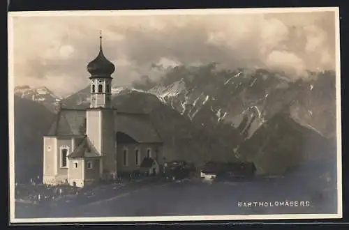 AK Bartholomäberg, Ansicht der Kirche