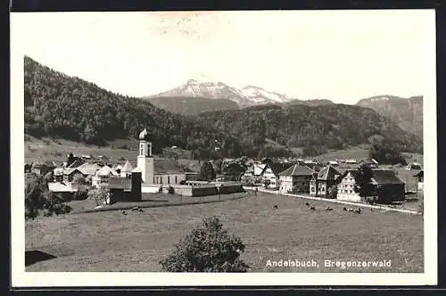 AK Andelsbuch /Bregenzerwald, Ort und Kirche