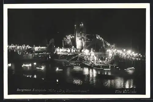 AK Bregenz, Festspiele 1951, Der Zigeunerbaron