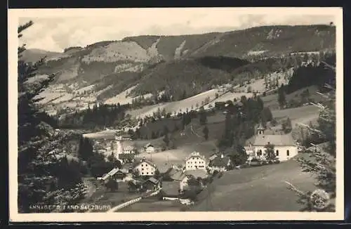 AK Annaberg /Salzburg, Ortsansicht aus der Vogelschau