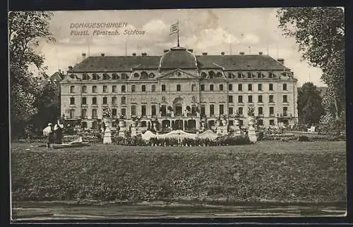 AK Donaueschingen, Fürstl. Fürstenb. Schloss