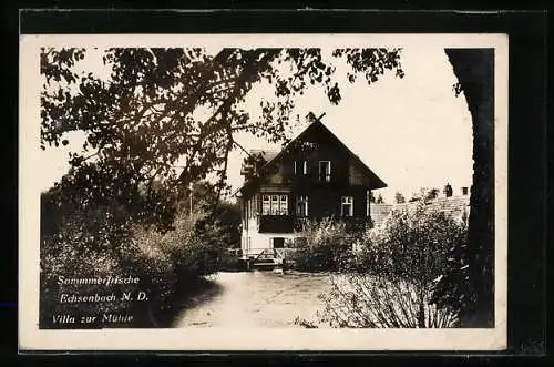 AK Echsenbach /N.D., Hotel Villa zur Mühle