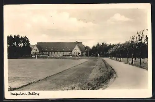 AK Fassberg, Stadion und Kaserne auf dem Fliegerhorst