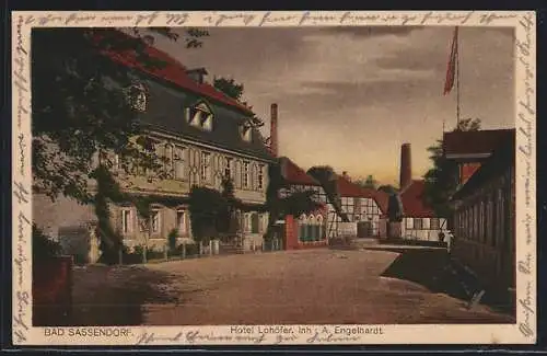 AK Bad Sassendorf, Hotel Lohöfer von A. Engelhardt