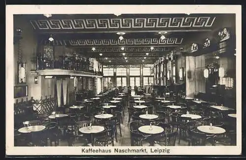 AK Leipzig, Gasthaus Kaffeehaus Naschmarkt
