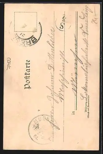 Künstler-Lithographie Zeno Diemer: Konstanz, Münster