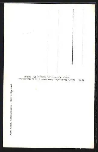 AK Hain /Spessart, Kirche im Winter, Festtagsgruss