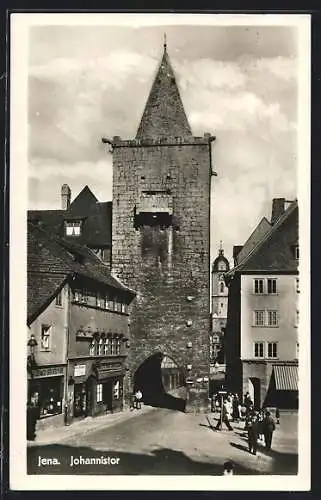 AK Jena, Strassenpartie am Johannistor