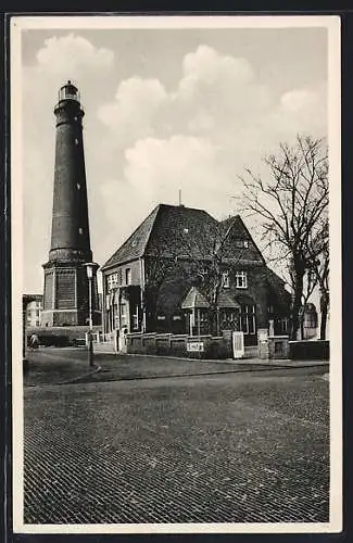 AK Borkum, Haus Blinkfüer und Leuchtturm