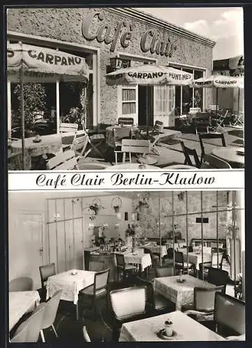 AK Berlin-Kladow, Café Clair von Max knopf