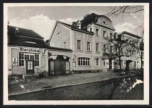 AK Weissenfels, Hotel u. Stadttheater Riebeckbräu-Riebeckklause, Merseburgerstrasse 14