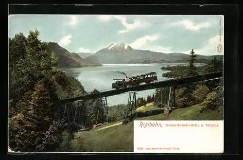 AK Pilatus, Rigibahn und Schnurrtobelbrücke