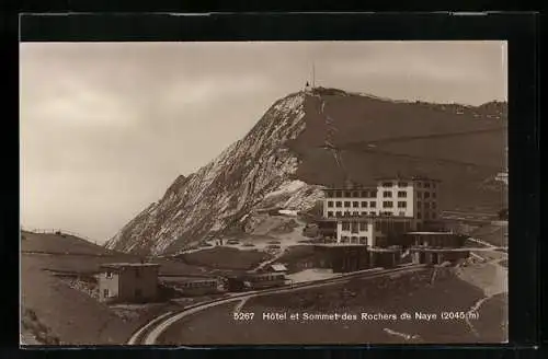 AK Rochers de Naye, Hotel et Sommet, chemin de fer