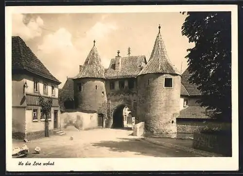 AK Prichsenstadt, Blick auf altes Tor