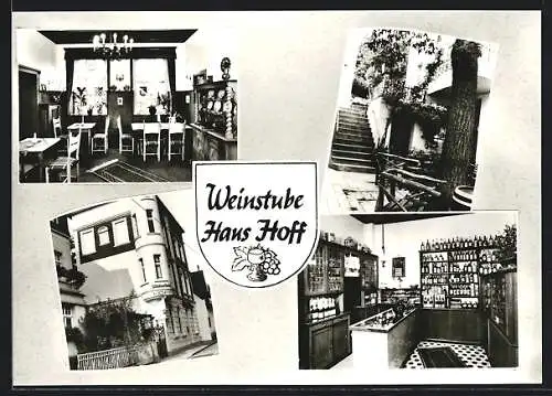 AK Rhöndorf /Rh., Gasthaus Weinstube Haus Hoff, Löwenburger Strasse 35