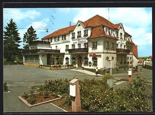 AK Waldkatzenbach / Odenwald, Landgasthof Zum Löwen, Bes. Karl Oberdorfer