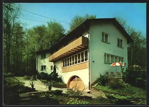 AK Weinheim an der Bergstrasse, Gasthaus und Pension Haus Naumburg, Am Bannholz 30