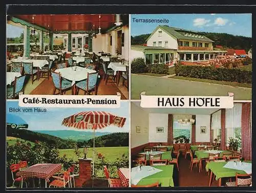 AK Juhöhe / Odw., Café-Pension-Restaurant Haus Höfle