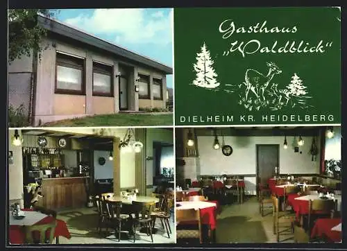 AK Dielheim /Kr. Heidelberg, Gasthaus Waldblick von Karl Ottmann