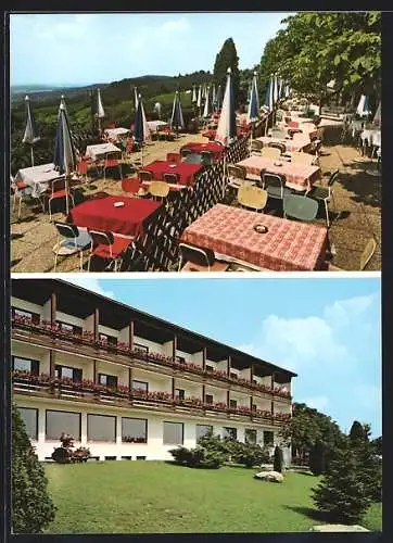 AK Dillberg /Opf., Hotel Berghof mit Terrassenrestaurant
