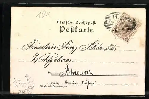 Künstler-AK Karl Mutter: St. Blasien, Panoramablick mit Gebirge