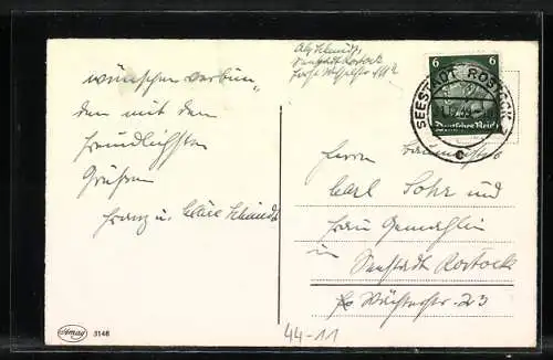 AK Neujahrsgruss mit Spielkarten