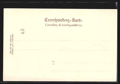 AK Triest, Corso, Strassenpartie mit Strassenbahn und Leuten