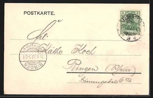 AK Elberfeld, Strassenbahn am Brausenwerther Platz