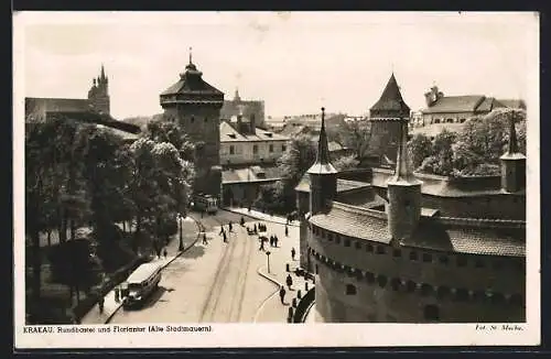 AK Krakau, Rundbastei u. Floriantor