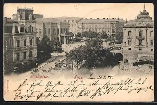 AK Eger, Partie am Theaterplatz
