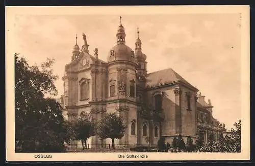 AK Ossegg, Blick auf die Stiftskirche