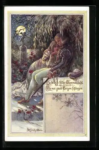 Künstler-AK Rud. Dutz: Paar