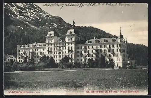 AK St. Moritz-Bad, Das Grand Hotel des Bains
