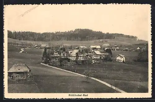 AK Rüttihubel-Bad, Ortsansicht am Berghang