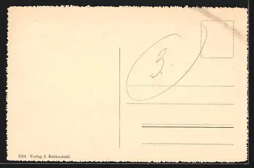AK Rüttihubel-Bad, Ortsansicht am Berghang