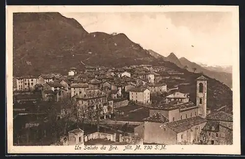 AK Brè, Ortsansicht aus der Vogelschau