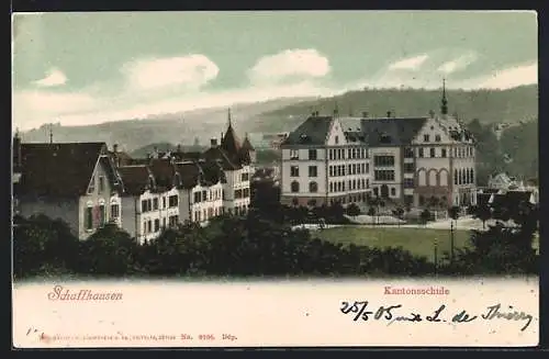 AK Schaffhausen, Blick auf die Kantonsschule