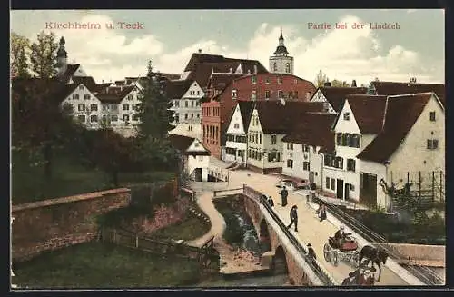 AK Kirchheim u. Teck, Partie bei der Lindach