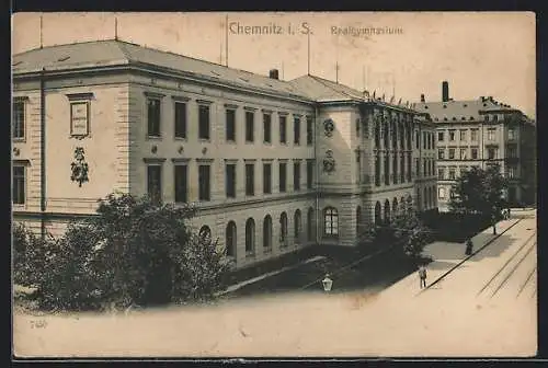 AK Chemnitz i. S., Blick aufs Realgymnasium
