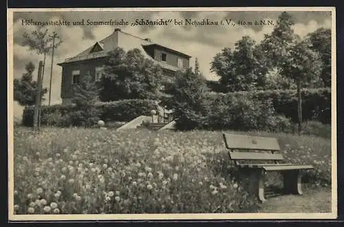 AK Netzschkau i. V., Höhengaststätte und Sommerfrische Schönsicht