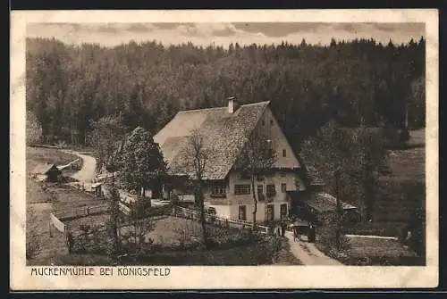 AK Königsfeld / Baden, Gasthof Muckenmühle