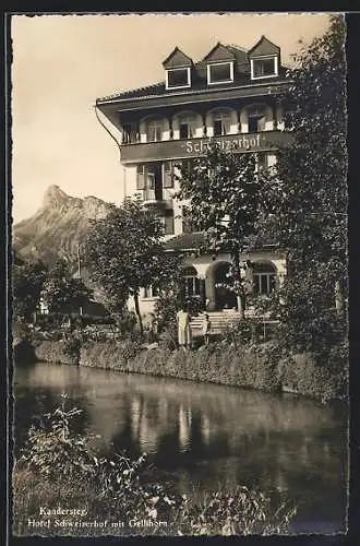 AK Kandersteg, Hotel Schweizerhof mit Gellihorn