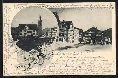 AK Urnäsch, Die Kirche und der örtliche Platz