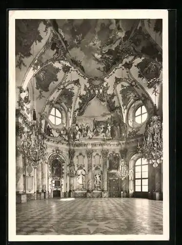 Foto-AK Deutscher Kunstverlag, Nr. 70: Würzburg, Residenz, Der Kaisersaal
