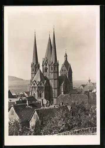 Foto-AK Gelnhausen, Deutscher Kunstverlag, Nr.: Marienkirche von Nordost gesehen