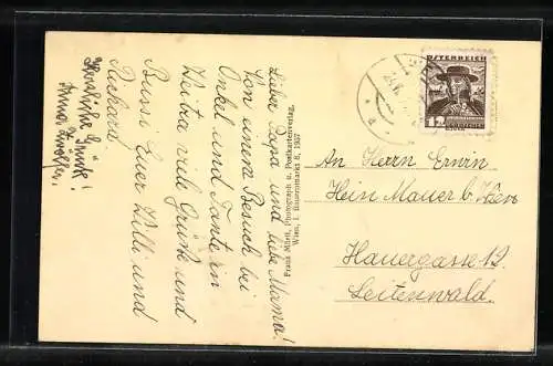 AK Weitra /N.Oe., Ortsansicht aus der Vogelschau