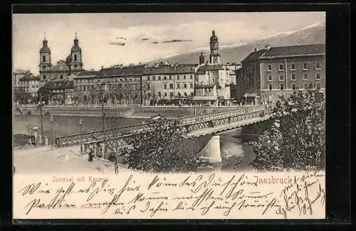 AK Innsbruck, Innquai mit Kaserne